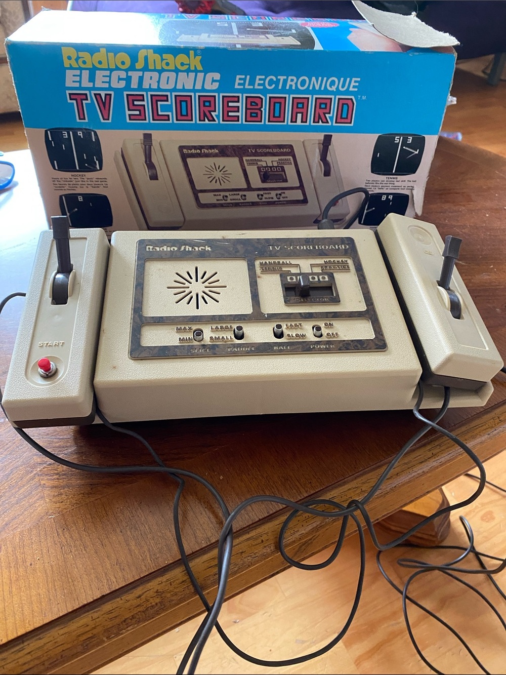 Vintage Radio Shack Electronic TV Scoreboard